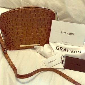 Mini Duxbury Toasted Almond Brahmin Bag